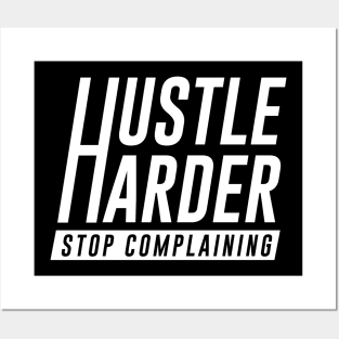 Hustle Harder Posters and Art